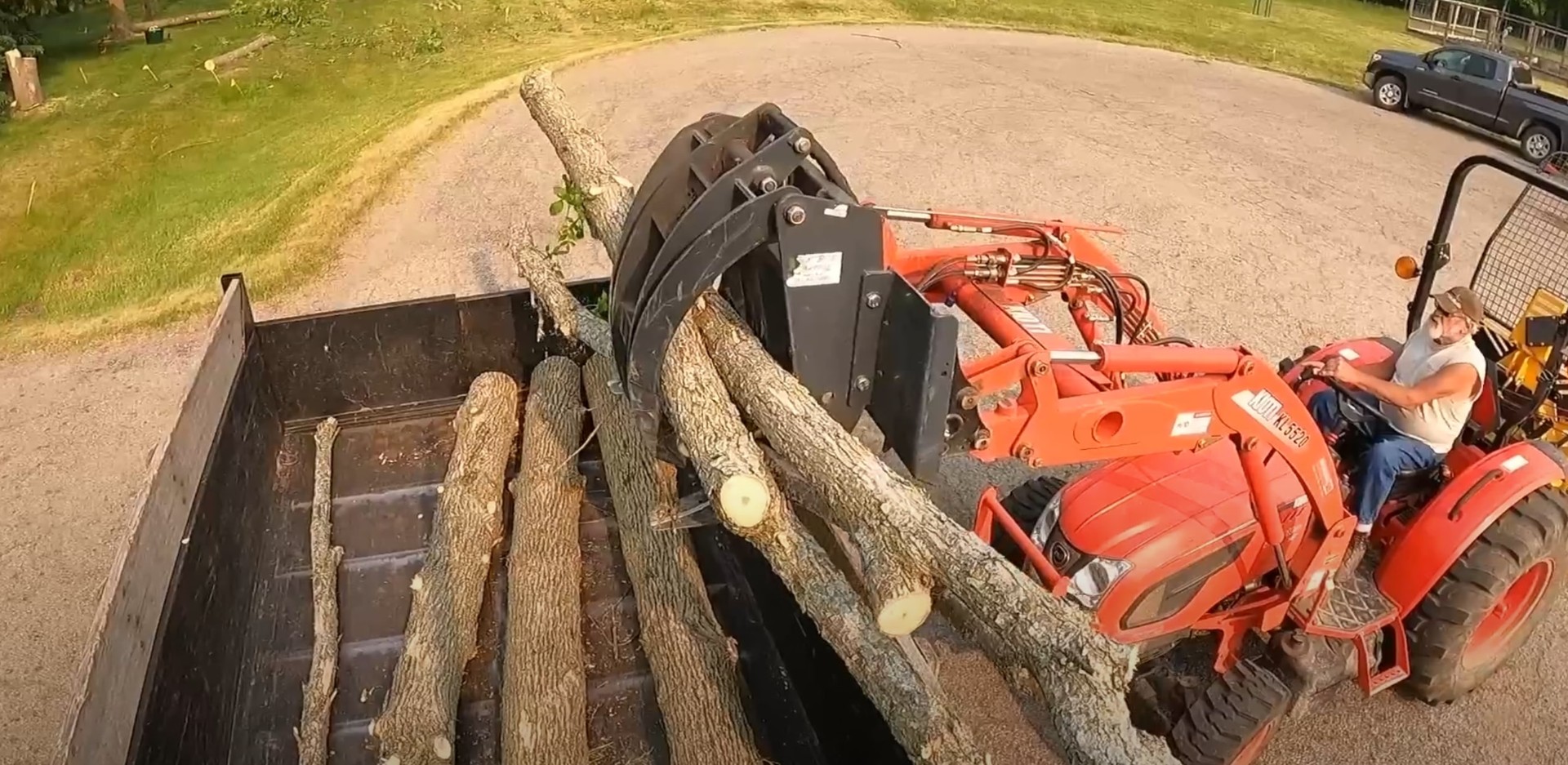 Complete stump grinding and debris removal Heavy machinery stump grinding and tree debris removal services